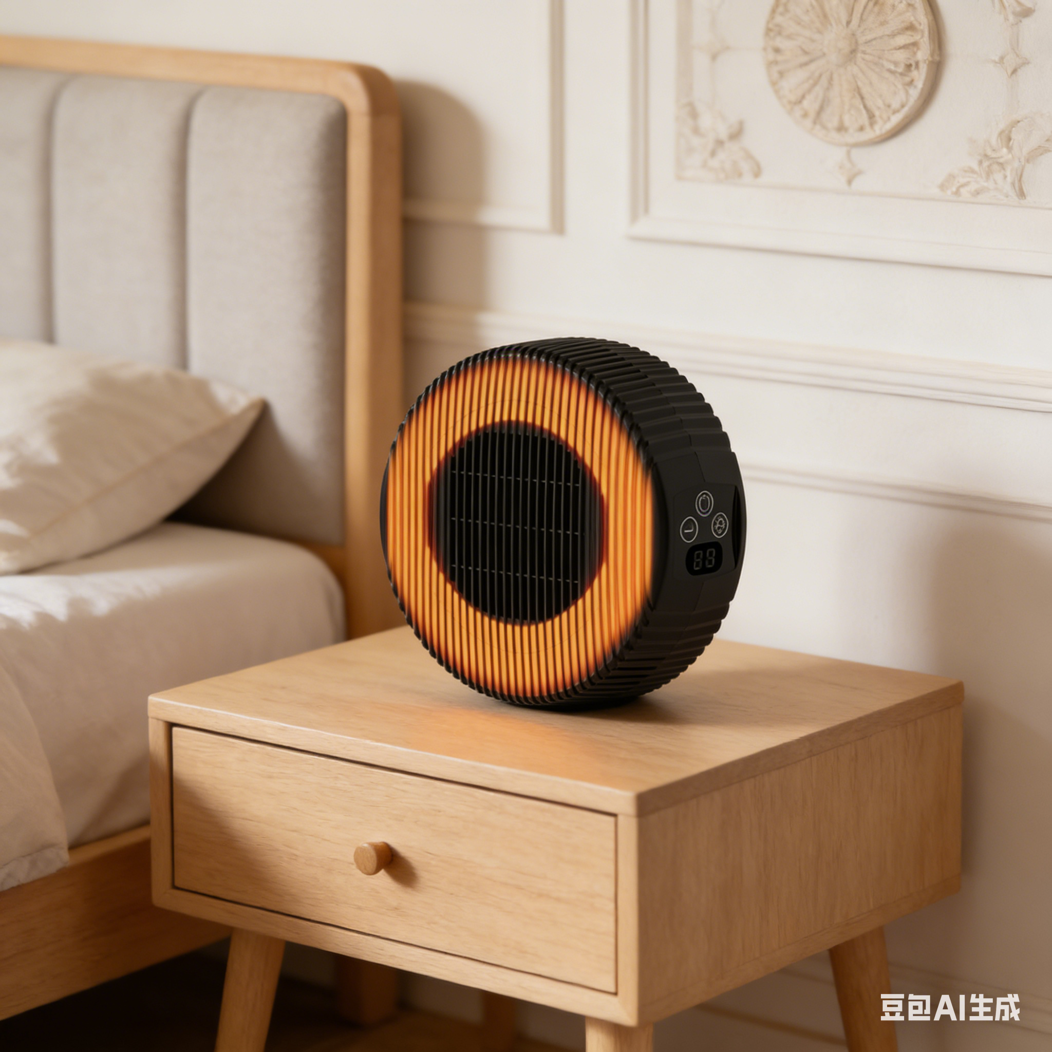 Halo Space Heater Design & Space-Saving Installation