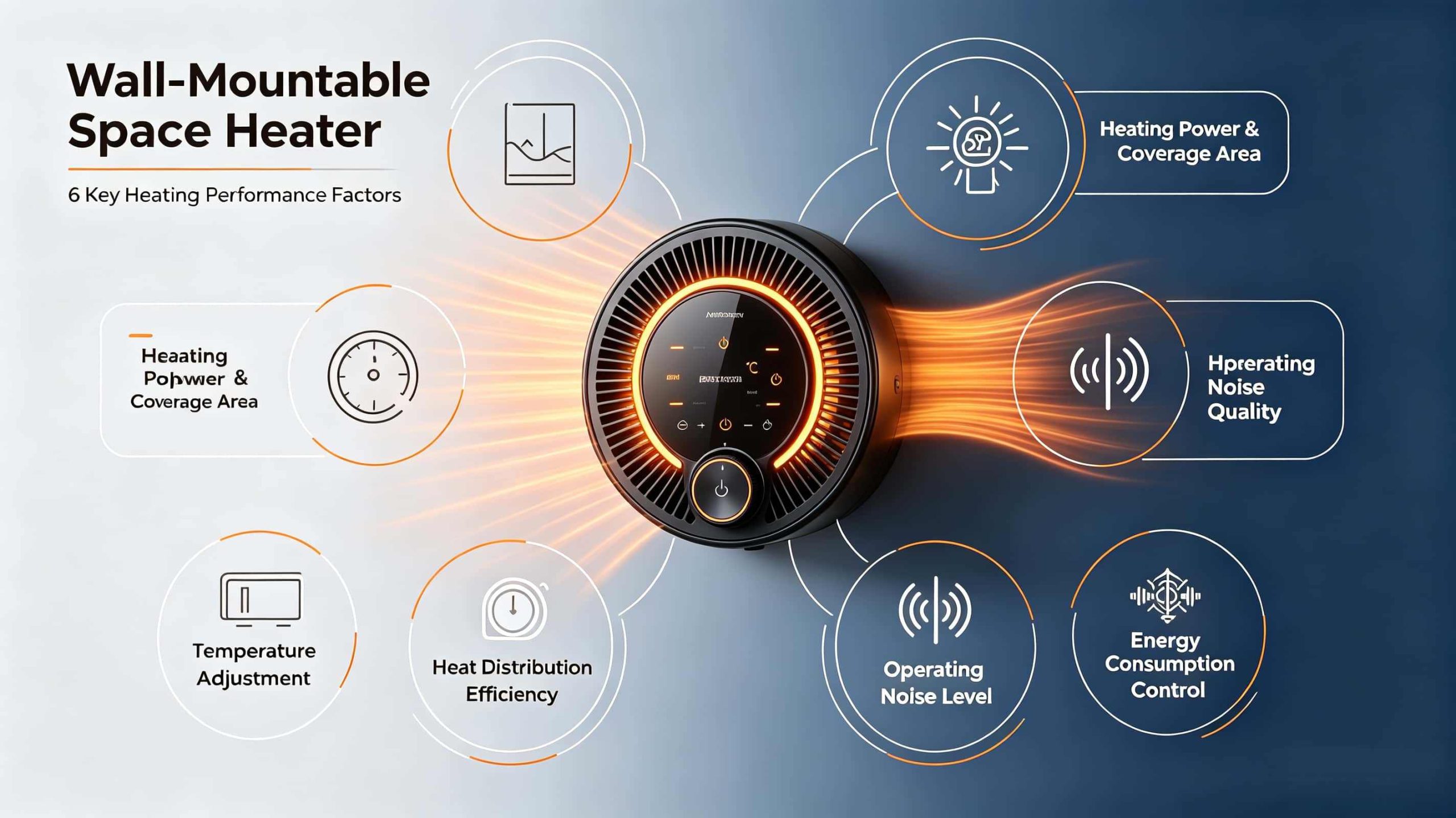 Key performance factors to consider when purchasing a wall-mounted space heater